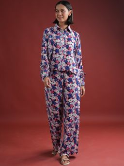 SAY - Multi-Color Printed Regular Fit Shirt and Pant