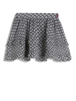 Tommy Hilfiger - Girls Printed Regular-Fit Mid Rise Skirt