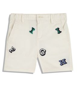 Tommy Hilfiger - Boys Patch On Relaxed-Fit Mid Rise Shorts