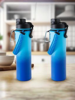 The Better Home - Vacuum Bottle With Rope Blue (Pack of 2)