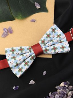PELUCHE - The Floral Affair White Bow Tie for Men