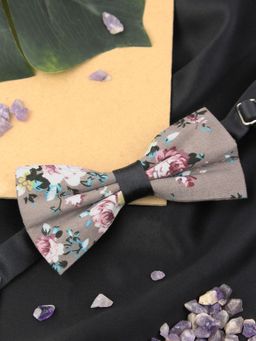 PELUCHE - The Floral Affair Brown Bow Tie for Men