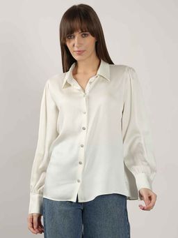 VERO MODA - White Casual Shirt