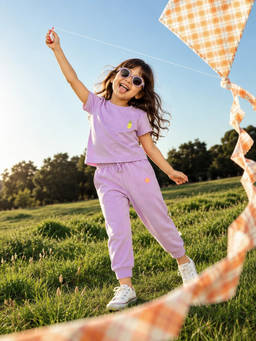 Somersault - T-Shirt and Joggers Set For Girls