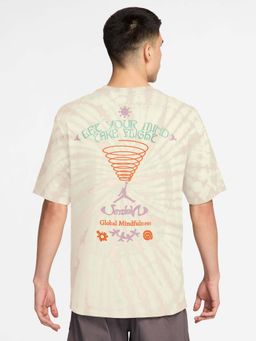 Nike - Jordan Brooklyn Men Beige Tie-Dye Festival T-Shirt