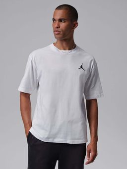 Nike - Jordan Men White Embroidered Jumpman T-Shirt