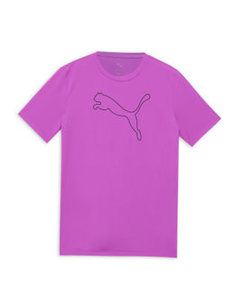 Puma - Tad Ess Cat Logo Girl Purple T-Shirt
