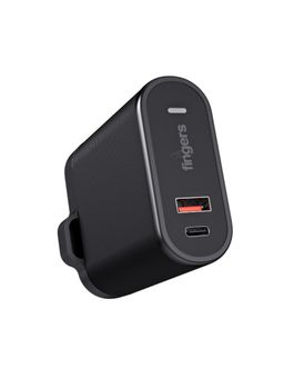 FINGERS - PA-65W Power Adapter with 65 W Fast Charging, Dual USB Port