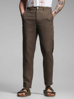 Jack & Jones - Brown Slim Fit Chino Pant