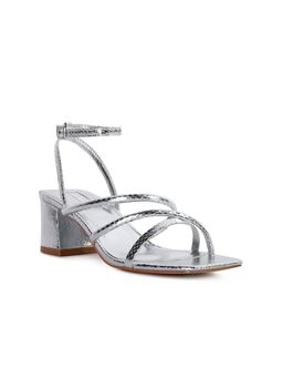 London Rag - Textured Silver Heels