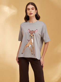 Kazo - Bambi Disney Printed Graphic T-Shirt