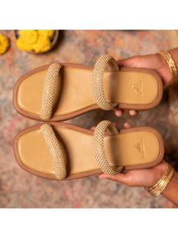 Coral Haze - Crysta Tan Sliders