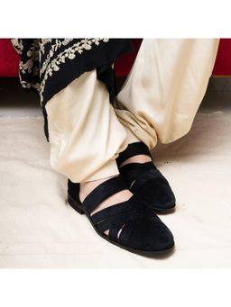 Coral Haze - Shehzaad Black Sandals