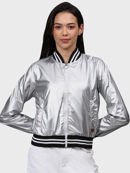 Campus Sutra - Grey Solid Jacket