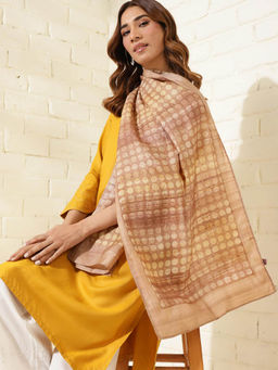 Fabindia - Natural Silk Hand Block Printed Stole