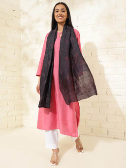 Fabindia - Black Silk Stole