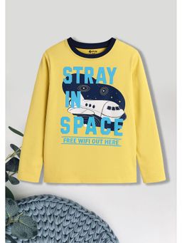 3PIN - Boys Cotton Graphic Round Neck Tshirt