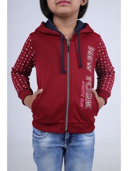 3PIN - Girls Typographic Printed Jacket