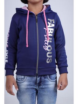 3PIN - Girls Typographic Printed Jacket