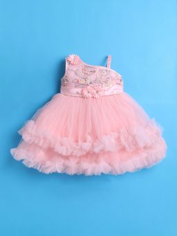 Blabber - Sleeveless Sequins Embellished Dress with Booties