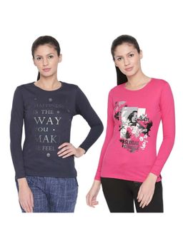 Bodycare - Bodyactive Pack Of 2 Women'S Tshirt - Multi-Color