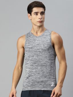 Tom Burg - Mens Printed Tank Top Black