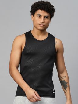 Tom Burg - Mens Printed Tank Top Black
