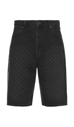 Daily Paper - Laser Monogram Denim Shorts