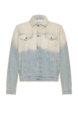 FLANEUR - Faded Tweed Denim Jacket