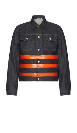 Helmut Lang - 3 Zip Trucker Denim Jacket in Undone Indigo