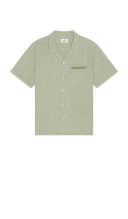Marine Layer - Embroidered Resort Short Sleeve Shirt