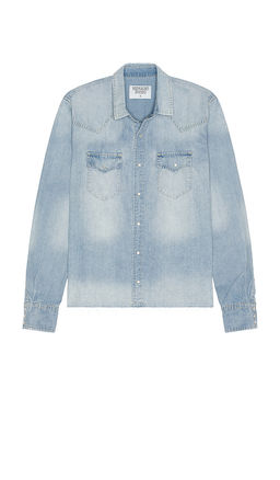 Midnight Rodeo - Distressed Denim Shirt