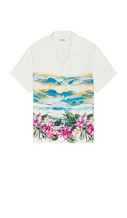 Original Penguin - Hibiscus Scene Camp Shirt