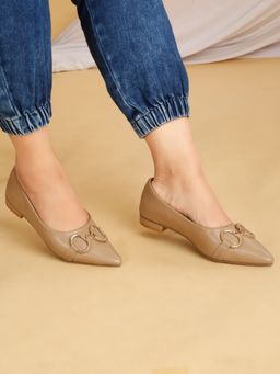 Flat n Heels - Women Brown Ballerina