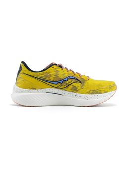Saucony - Mens Mesh Yellow Running Shoes