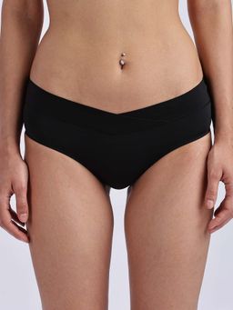Calvin Klein - Womens Black Solid Hipster