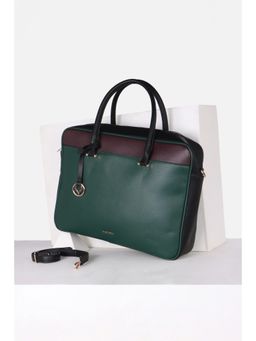 Allen Solly - Women Green Formal Laptop Bag
