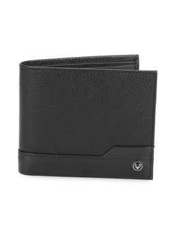Allen Solly - Men Black Solid Leather Wallet