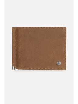 Allen Solly - Men Brown Solid Leather Wallet