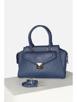 Van Heusen - Women Blue Solid Casual Sling Bag