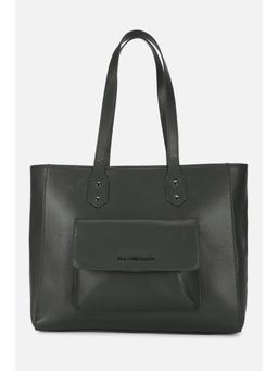 Van Heusen - Women Green Solid Casual Tote Bag