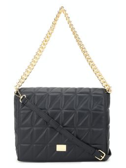 Van Heusen - Women Black Solid Casual Sling Bag