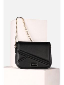 Van Heusen - Women Black Solid Casual Sling Bag