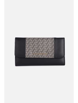 Van Heusen - Women Black Print Casual Wallets
