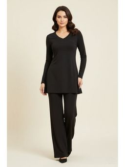 WINEBERRY - Women Black Co-Ord Set