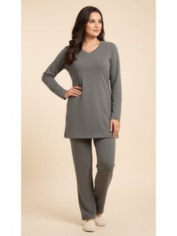 WINEBERRY - Women Grey Co-Ord Set