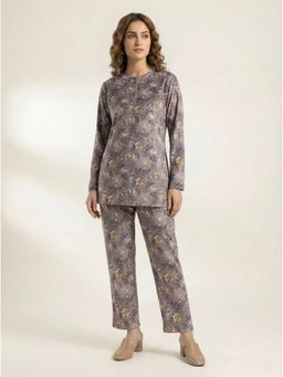 WINEBERRY - Women Mauve Premium Co-Ord Set