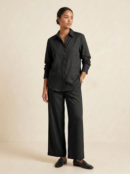 WINEBERRY - Women Black Printed Co-Ord Set