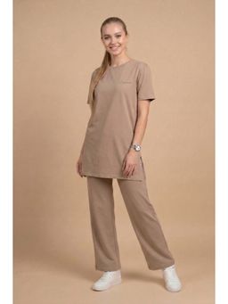WINEBERRY - Women Khaki Printed Co-Ord Set