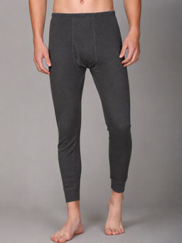 Aerowarm - Men's Charcoal Cotton Textured Thermal Pant